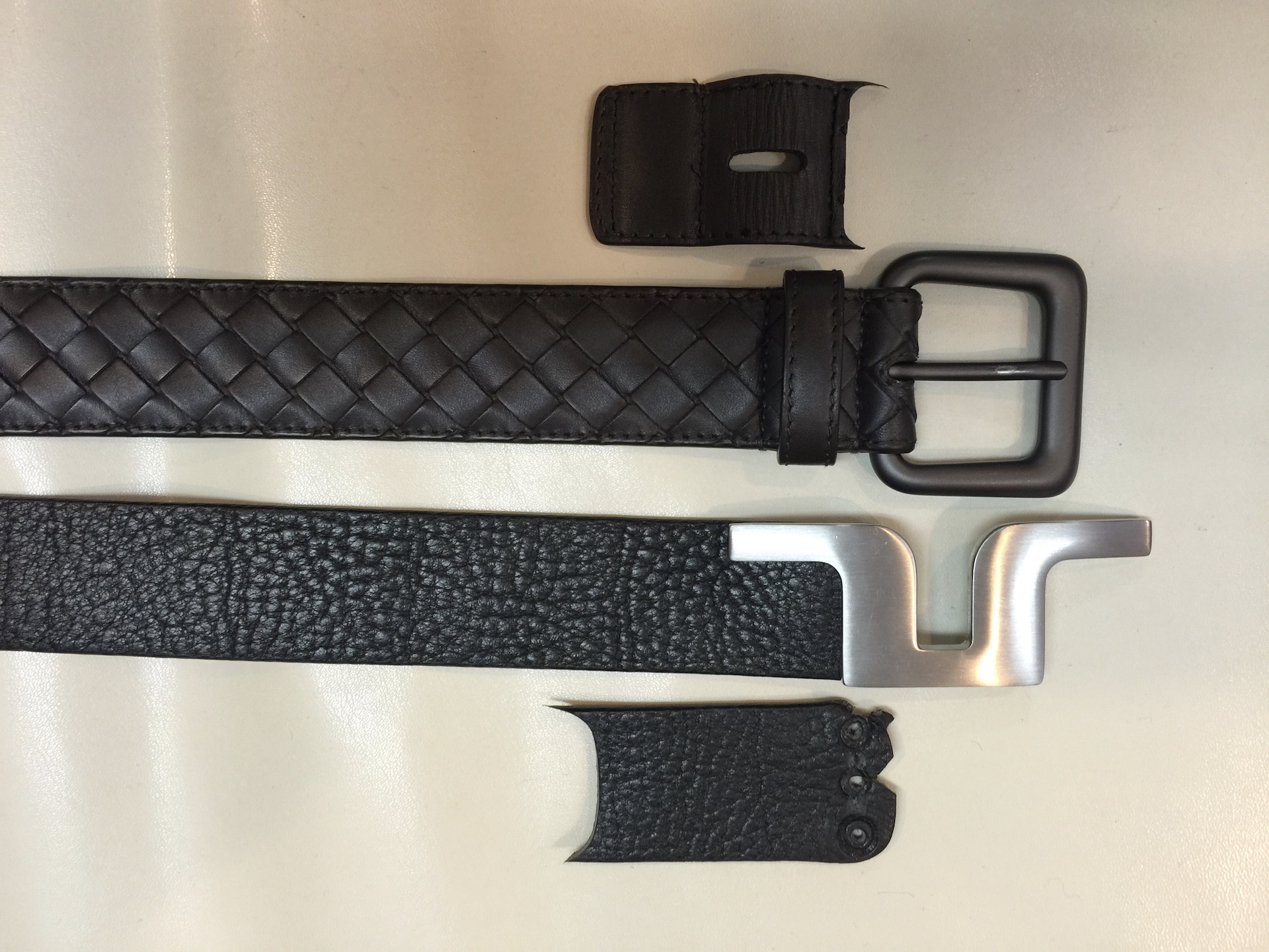 ベルトサイズ直し