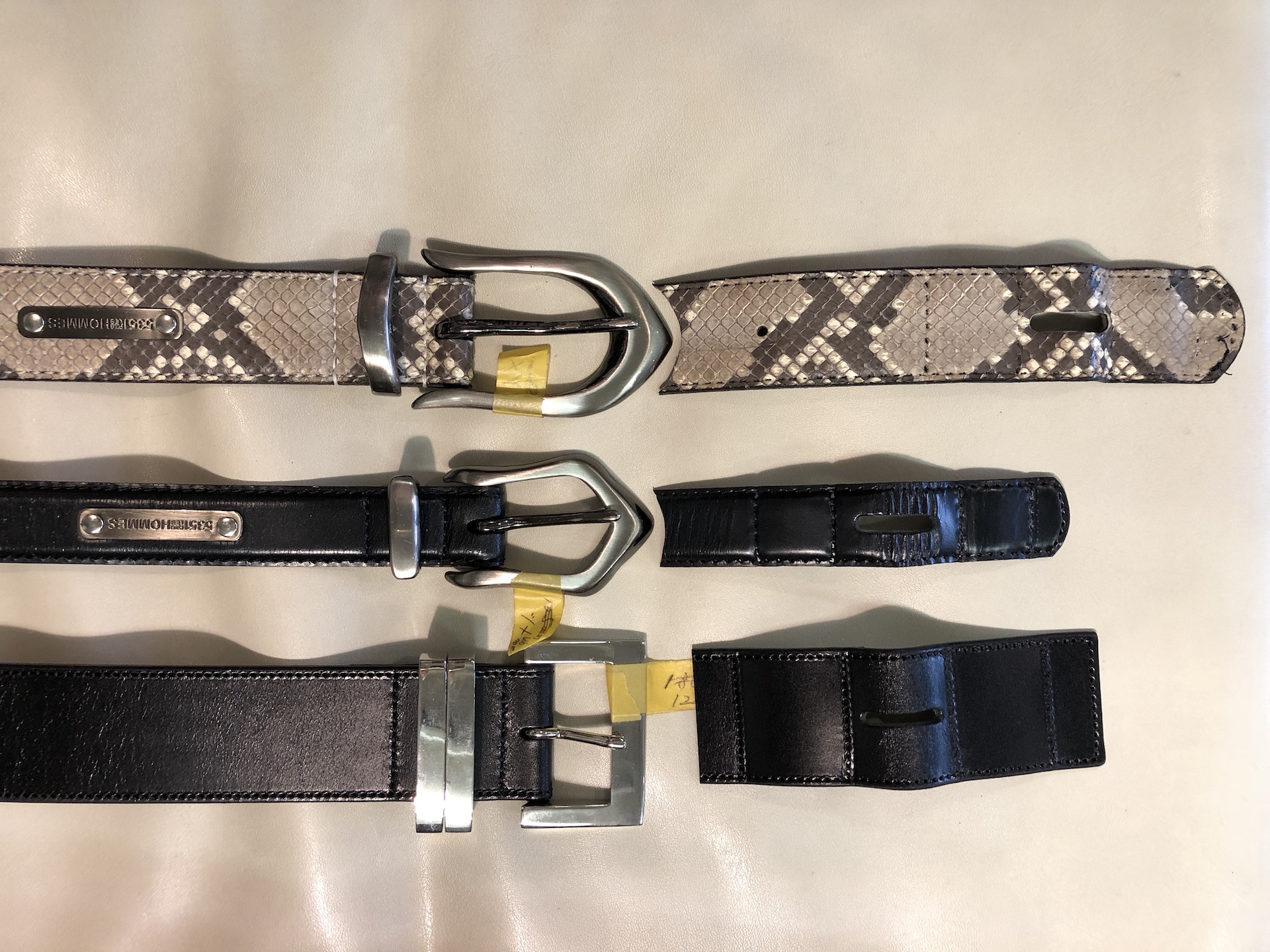 ベルトサイズ直し