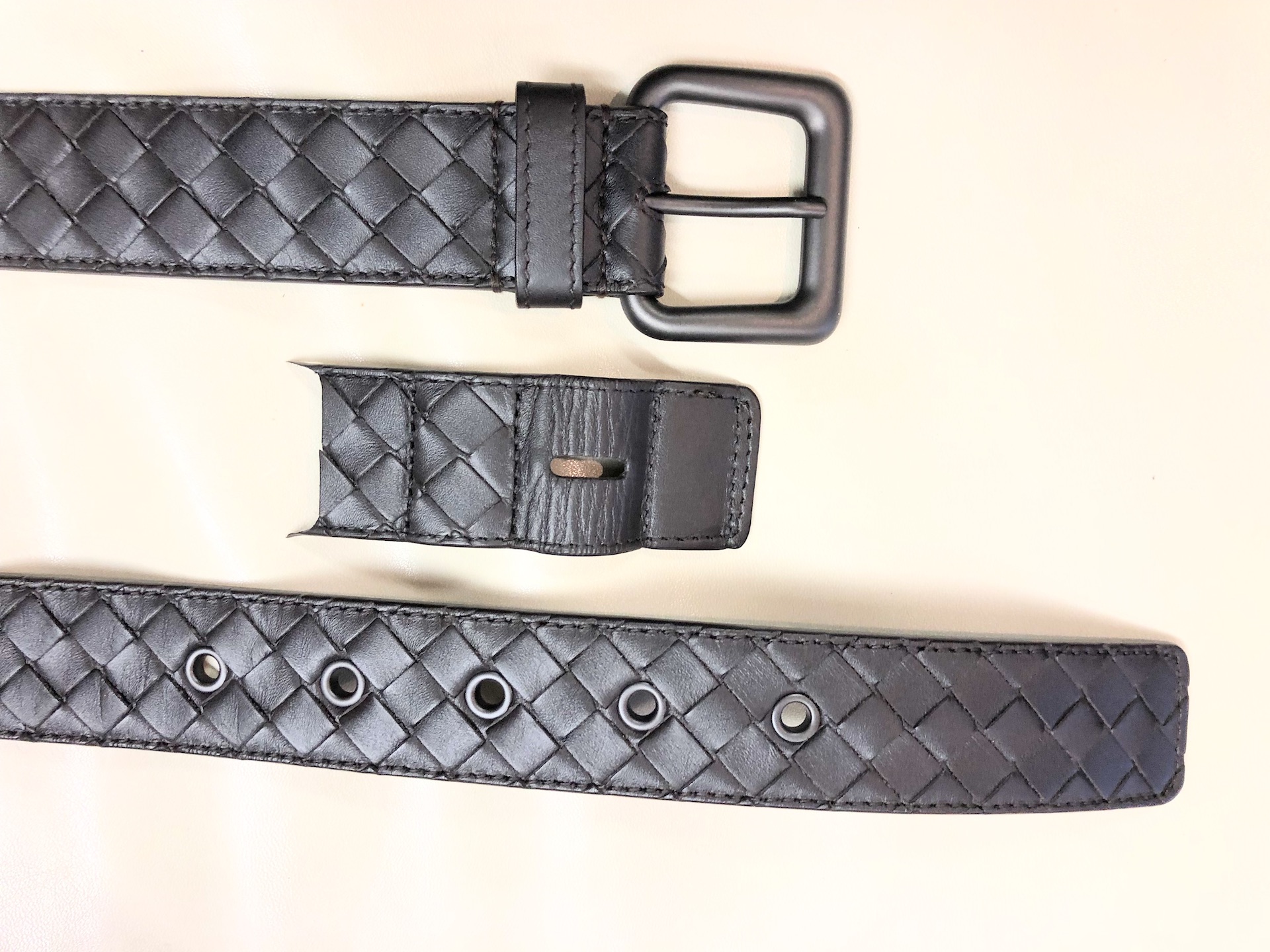 ボッテガベルトサイズ直し