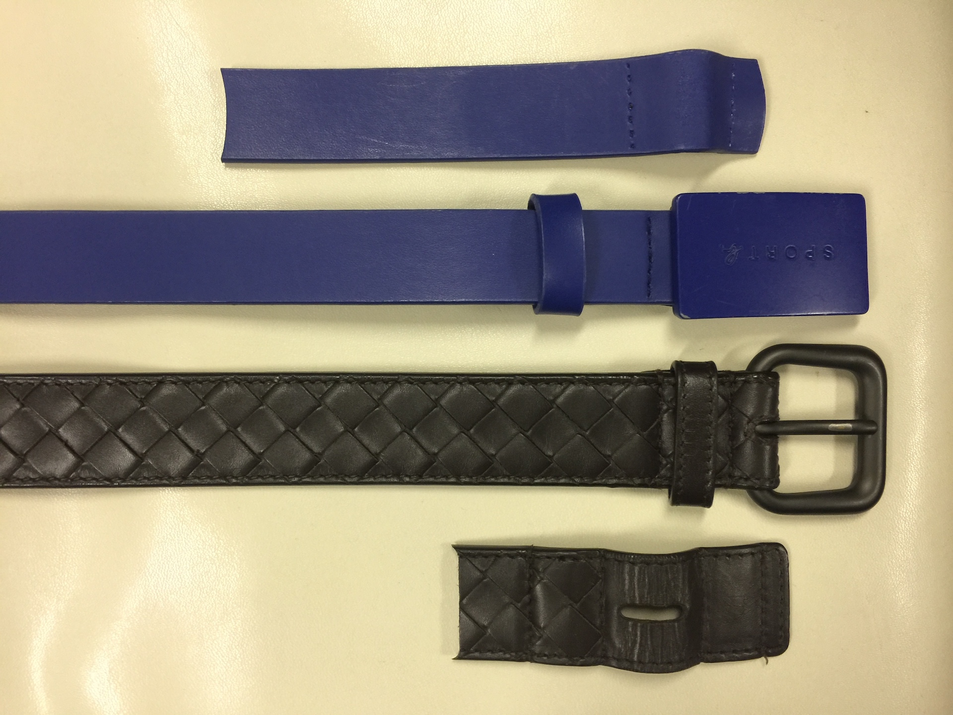 ボッテガベルトサイズ直し ハラコ