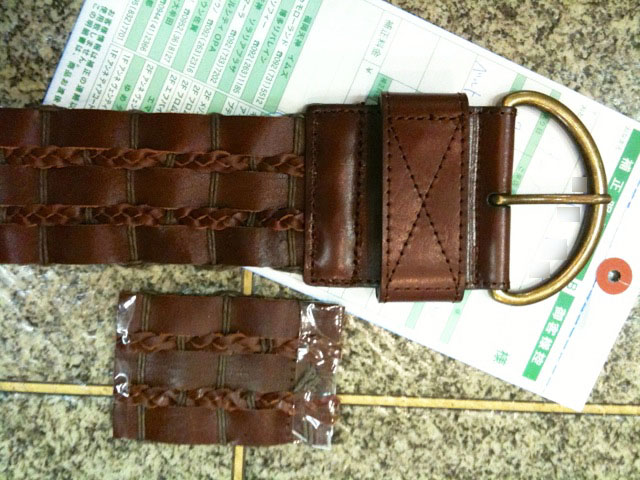 ベルトサイズ直し