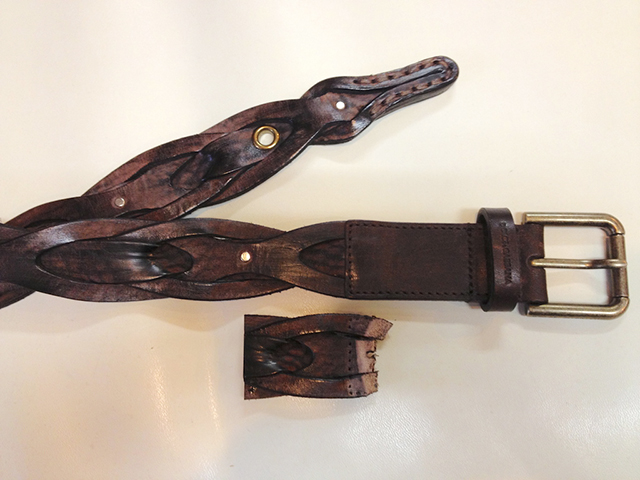 メッシュベルトサイズ直し