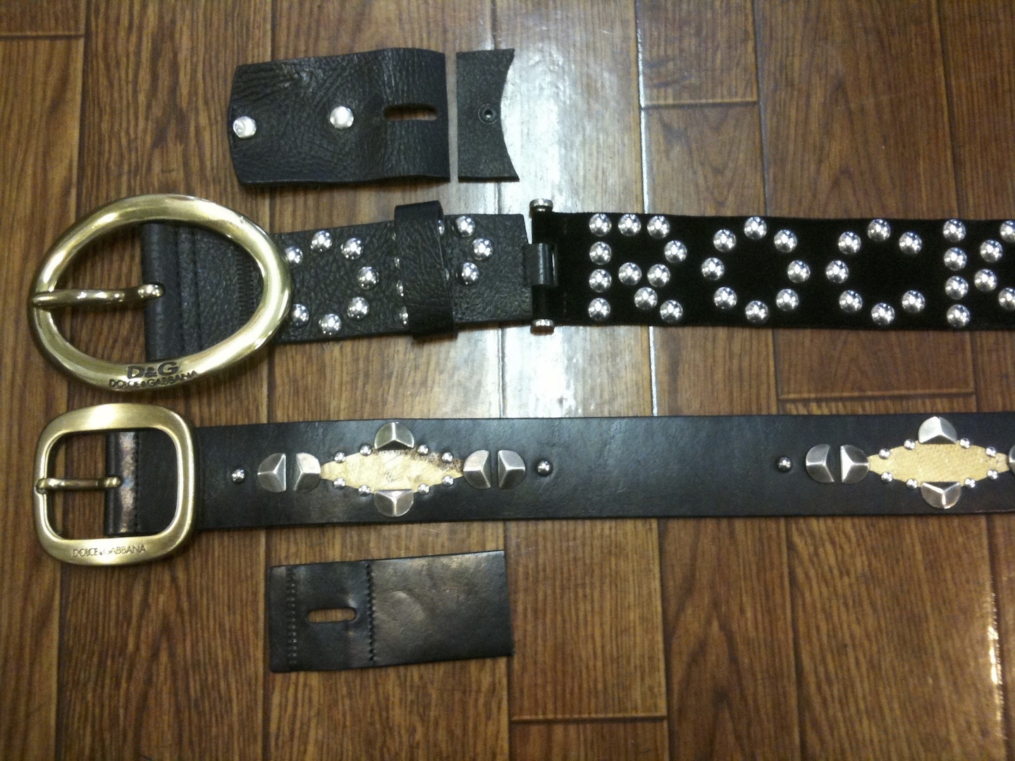 ドルチェ&ガッバーナベルトサイズ直し