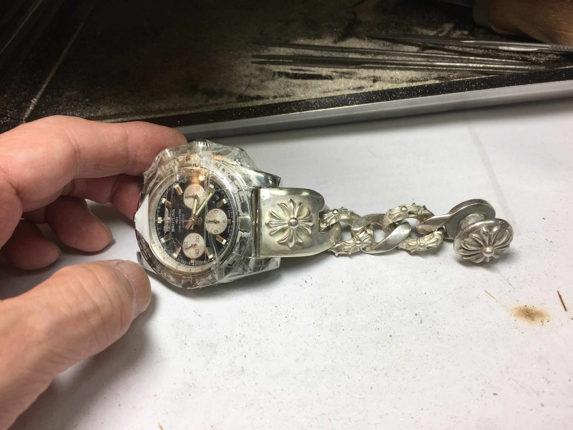 スタッズベルトサイズ直し