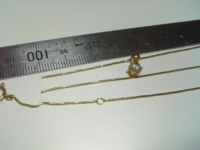 K18YG ベネチア鎖