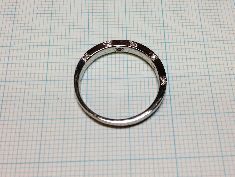 プラチナ900指輪の修理