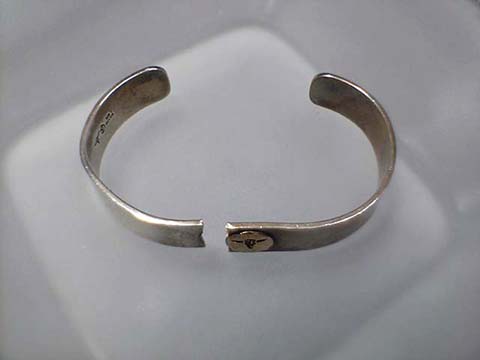 SILVER バングルの修理