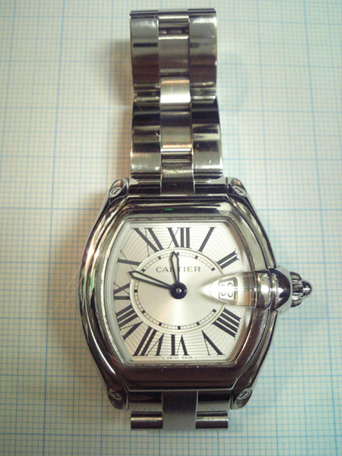 Cartier（カルティエ）ロードスター時計の研磨