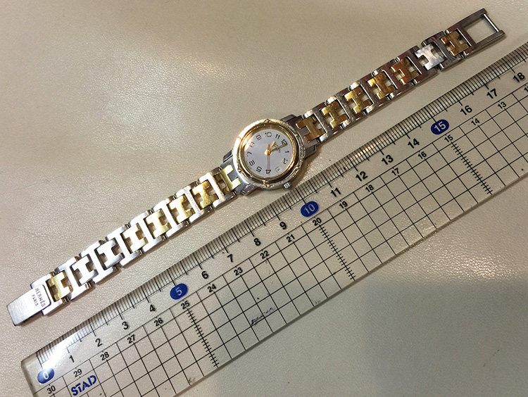 HERMES CLIPPER（エルメス クリッパー）ステンレスベルトの修理