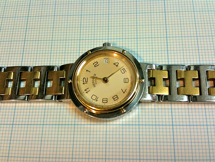 HERMES（エルメス）クリッパー時計の修理