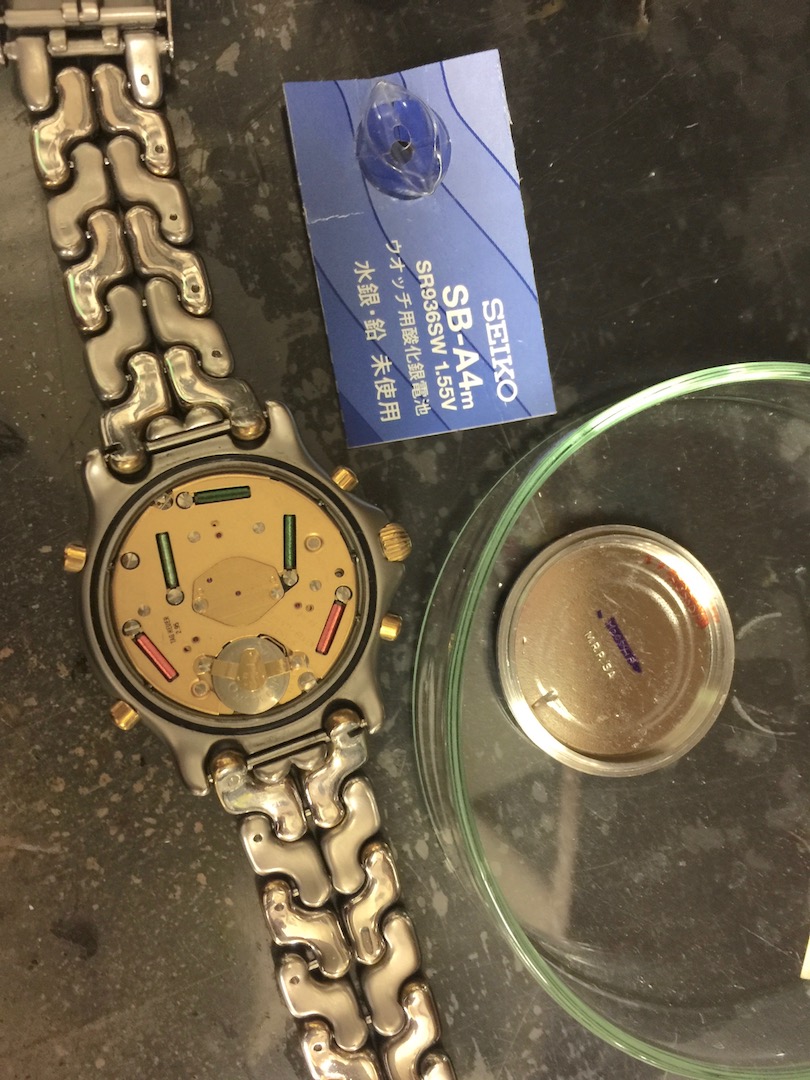 時計の電池交換