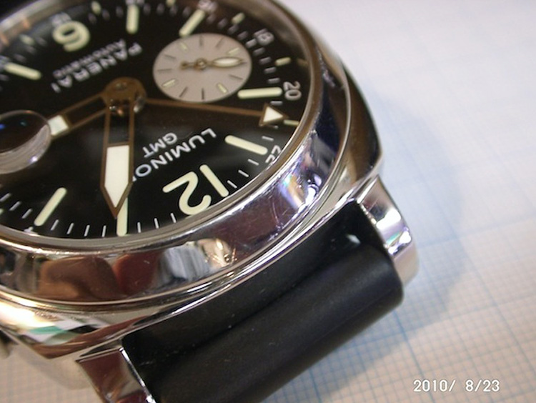 LUMINOR（ルミノール）腕時計の研磨